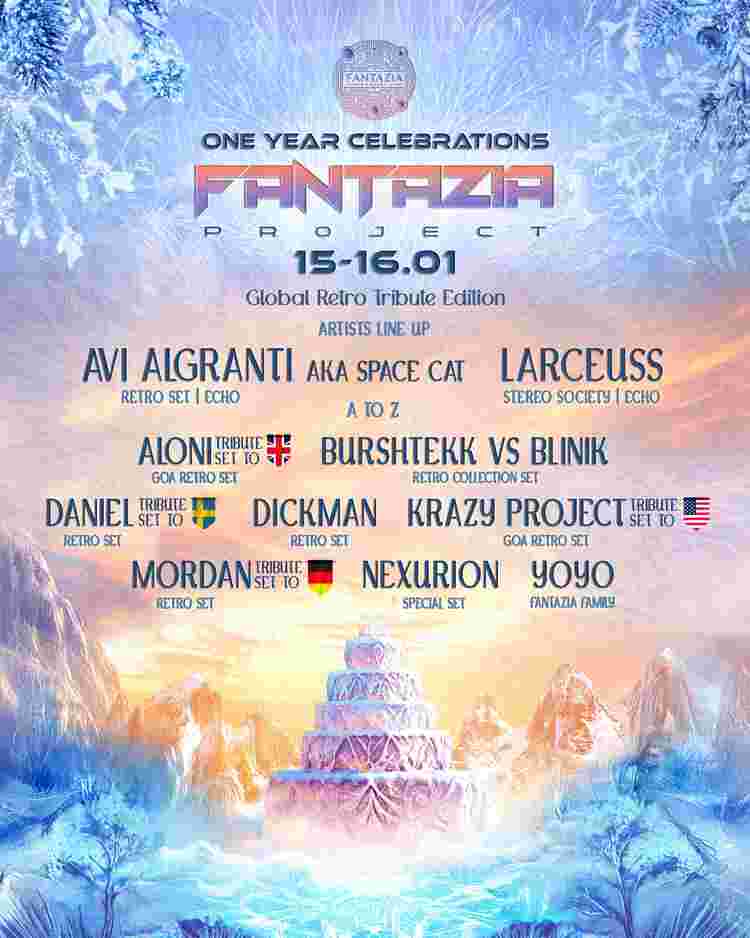 Event image פַּנְטַזְיָה פְּרוֹגֶ’קְט ‎- חֲגִיגוֹת יוֹם הֻלֶּדֶת שָׁנָה  