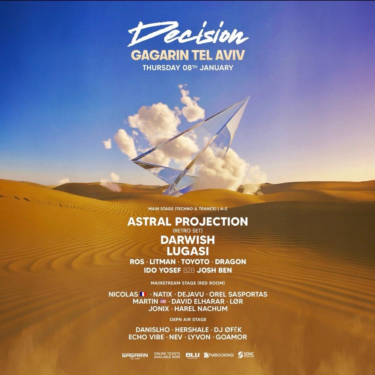 DECISION FESTIVAL • GAGARIN TLV • 08.01